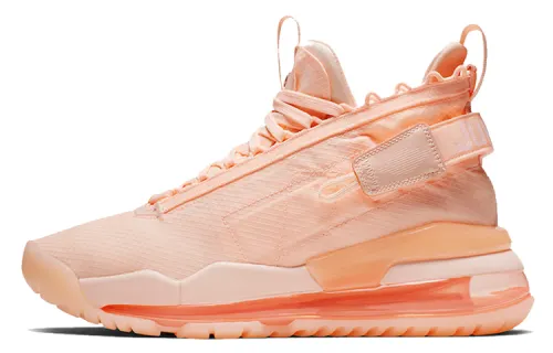 Jordan Proto-Max 720 Crimson Tint Round Toe Comfortable Shock Absorbing Anti-Slip Mid-top Basketball Shoes Men's Pink