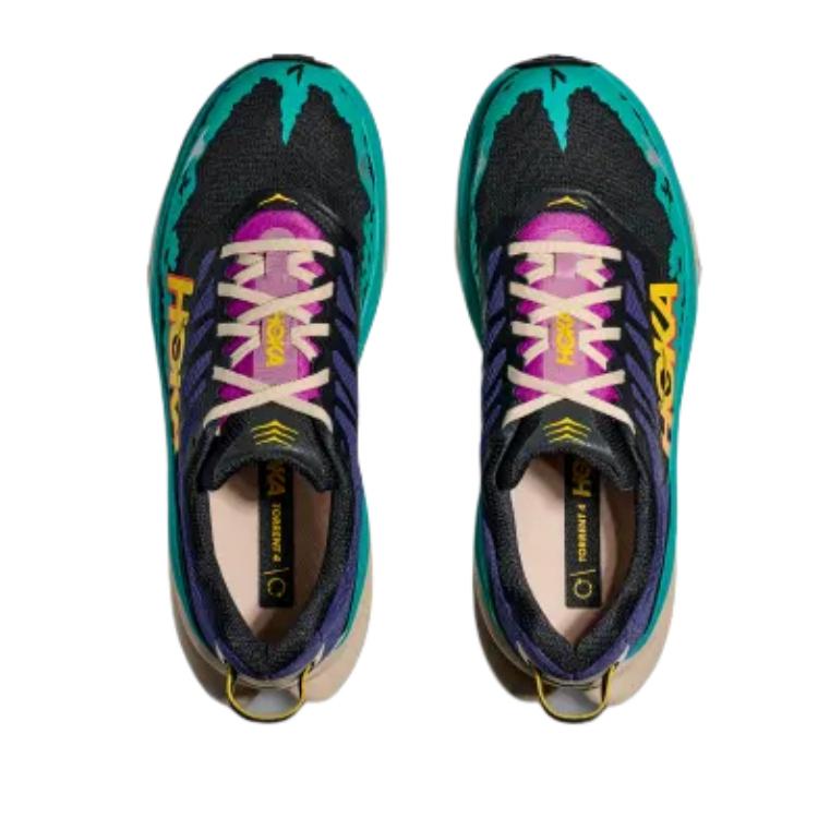 HOKA ONE ONE Cushioning Low top Hiking Shoes Men’s Blue Green