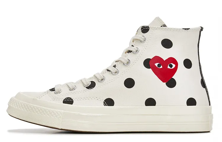 Chuck Taylor All Star Comme des Garçons x Chuck Taylor All Star Converse 70 Hi 'White Polka Dot'