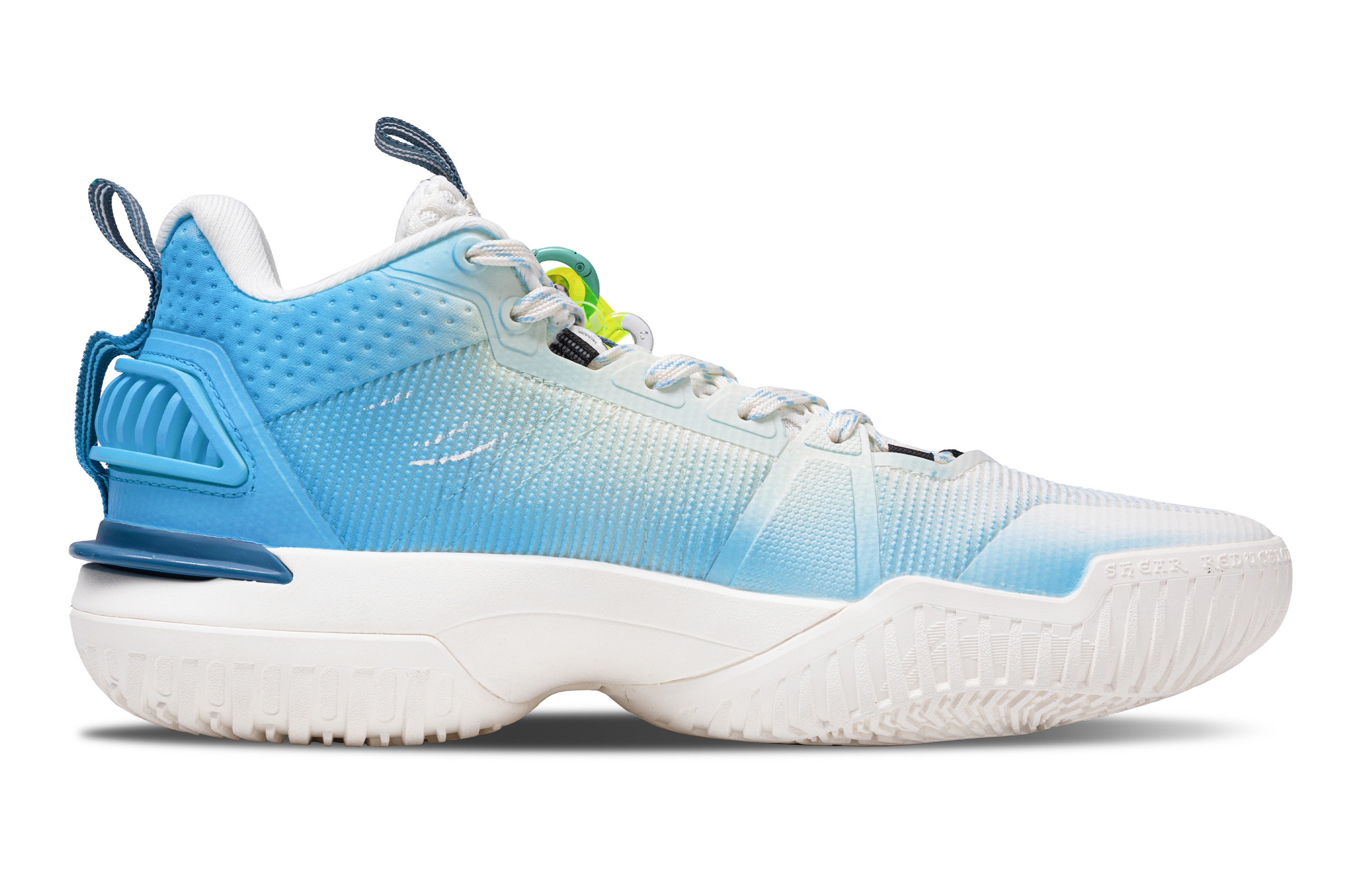 Li Ning Storm 2024 Abrasion Resistant Slip Resistant Low top Basketball Shoes Men’s Blue