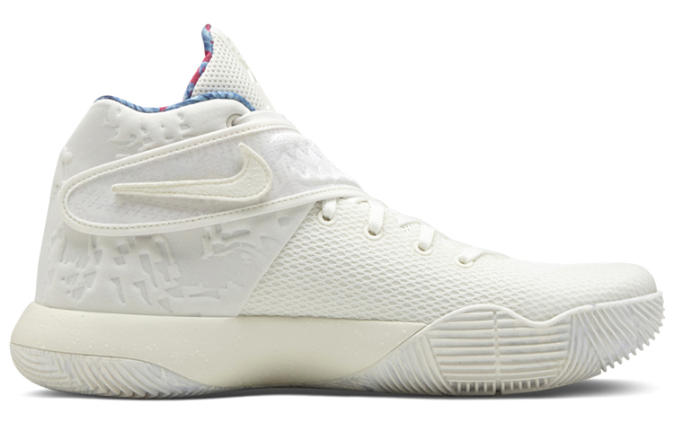 Мужские кроссовки Nike Kyrie 2 "What The" (бежевые) — Белый — фото 2