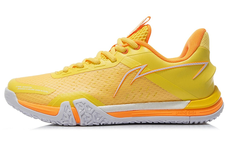 Li Ning Saga SE Mesh, Synthetic Leather Patchwork Cushioning Slip Resistant Abrasion Resistant