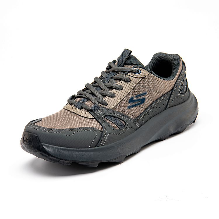 Skechers OUTDOOR Synthetic Leather Low top Mountaineering Hiking Shoes Men’s Umber