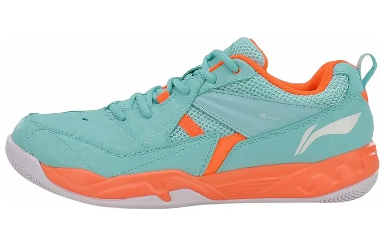 Li Ning Koba Cushioning Abrasion Resistant Cushioning, Wear Resistant Low top Badminton Shoes Unisex Electric Blue