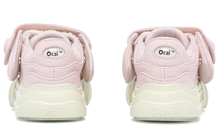 Umamiism x Ocai Dream Pink Wear resistant And Lightweight Low top Canvas Shoes Unisex Light Pink