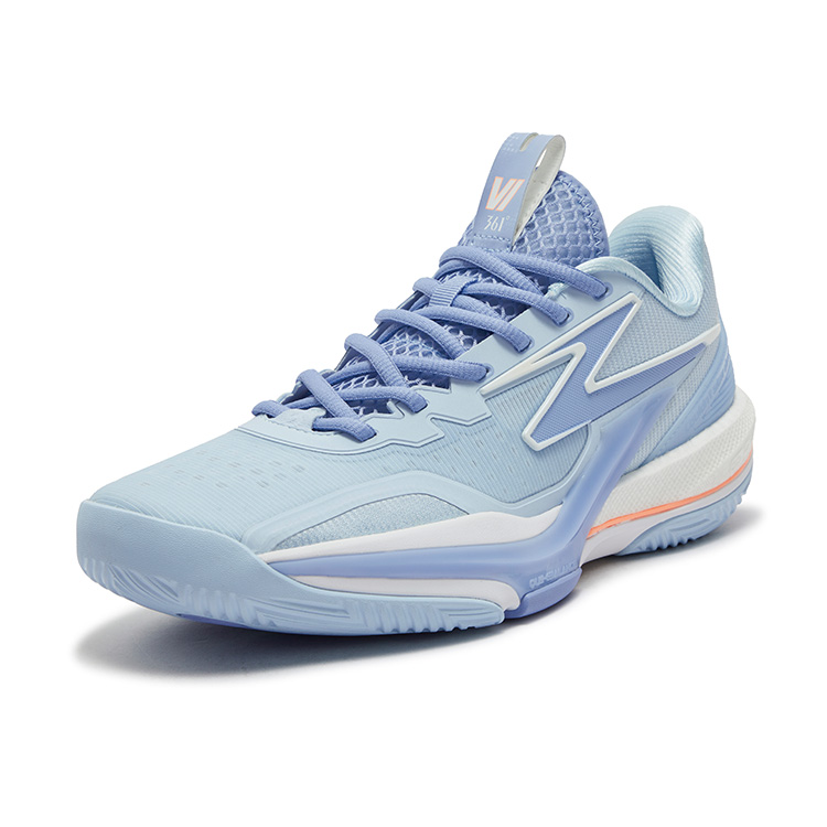 361° BIG3 6.0 Cushioning Slip Resistant Abrasion Resistant Low top Basketball Shoes Men’s Glacier Blue