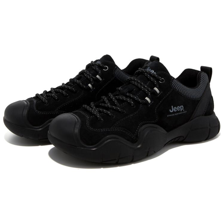 Jeep Pigskin Mountaineering Shoes Men’s Black