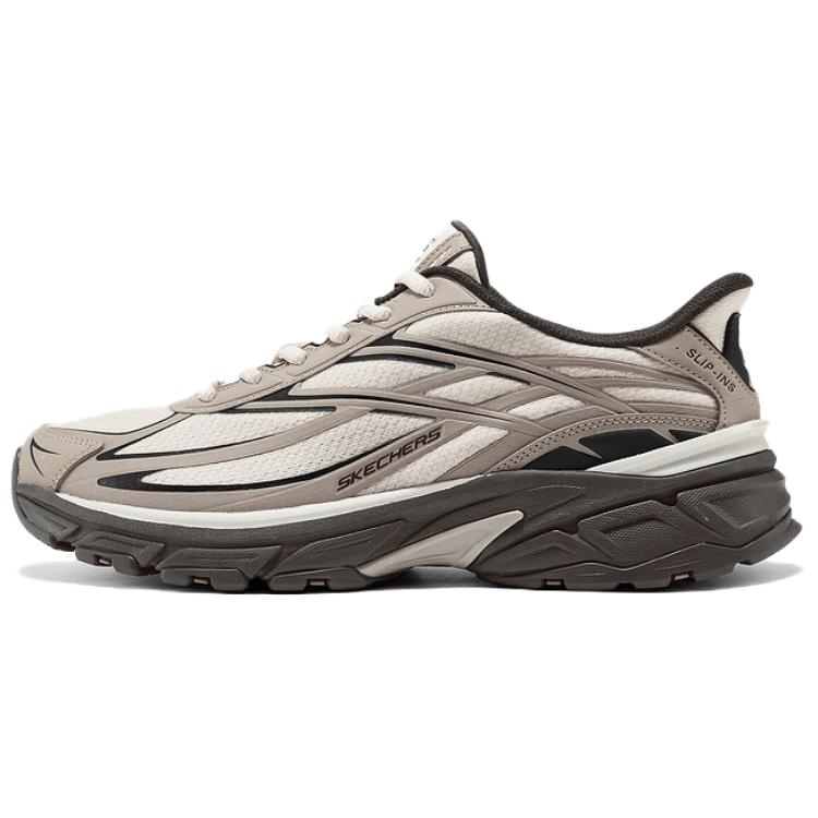 Мужские кроссовки Skechers Skechers Stamina SLIP-INS (коричневые)