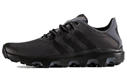 Adidas Terrex CC Voyager Fabric Slip Resistant Abrasion Resistant Low top Hiking Shoes Men's Black Gray