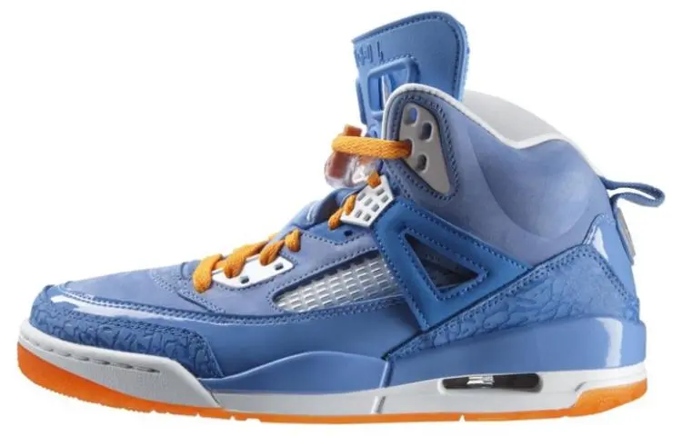 Jordan Spizike Year Of The Dragon Slip Resistant Slip Resistant High top Vintage Basketball Shoes Men's Blue