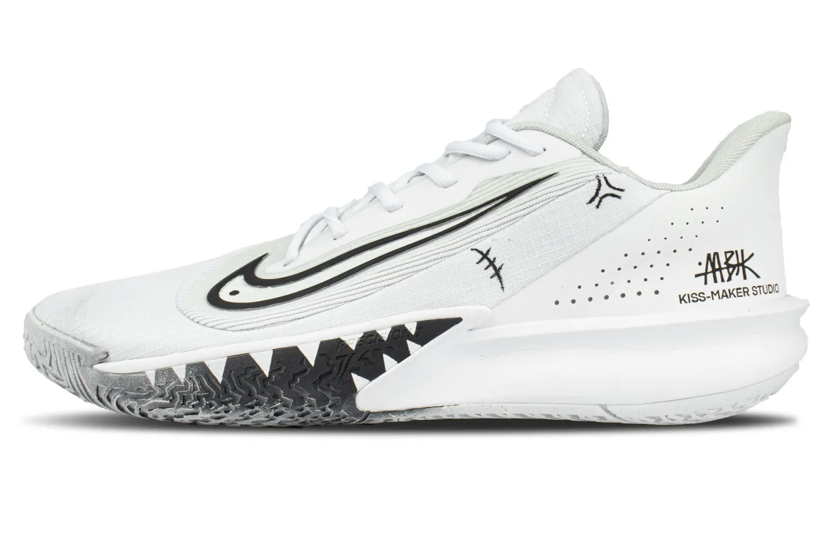 Nike Precision 7 Mesh Cushioning Low top Basketball Shoes Unisex White