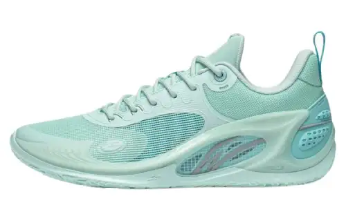 LiNing Wade 808 III comfortable shock-absorbing anti-slip low-top basketball shoes men's blue