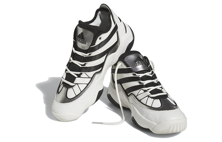 Adidas Top Ten 2010 Wide ‘White Black Silver’