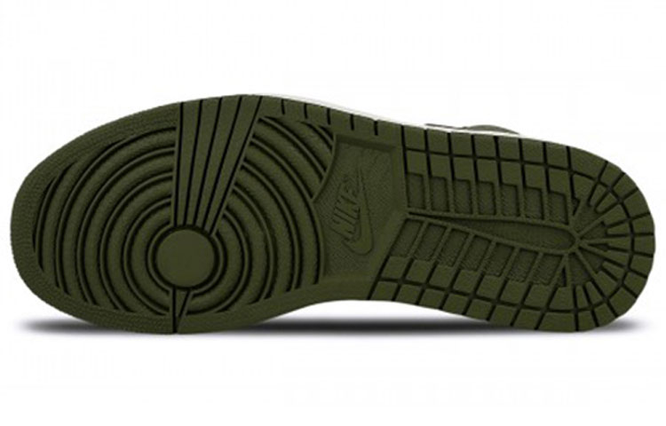 Мужские кроссовки Jordan Air Jordan 1 Retro High Olive Canvas — 橄榄绿 — фото 5
