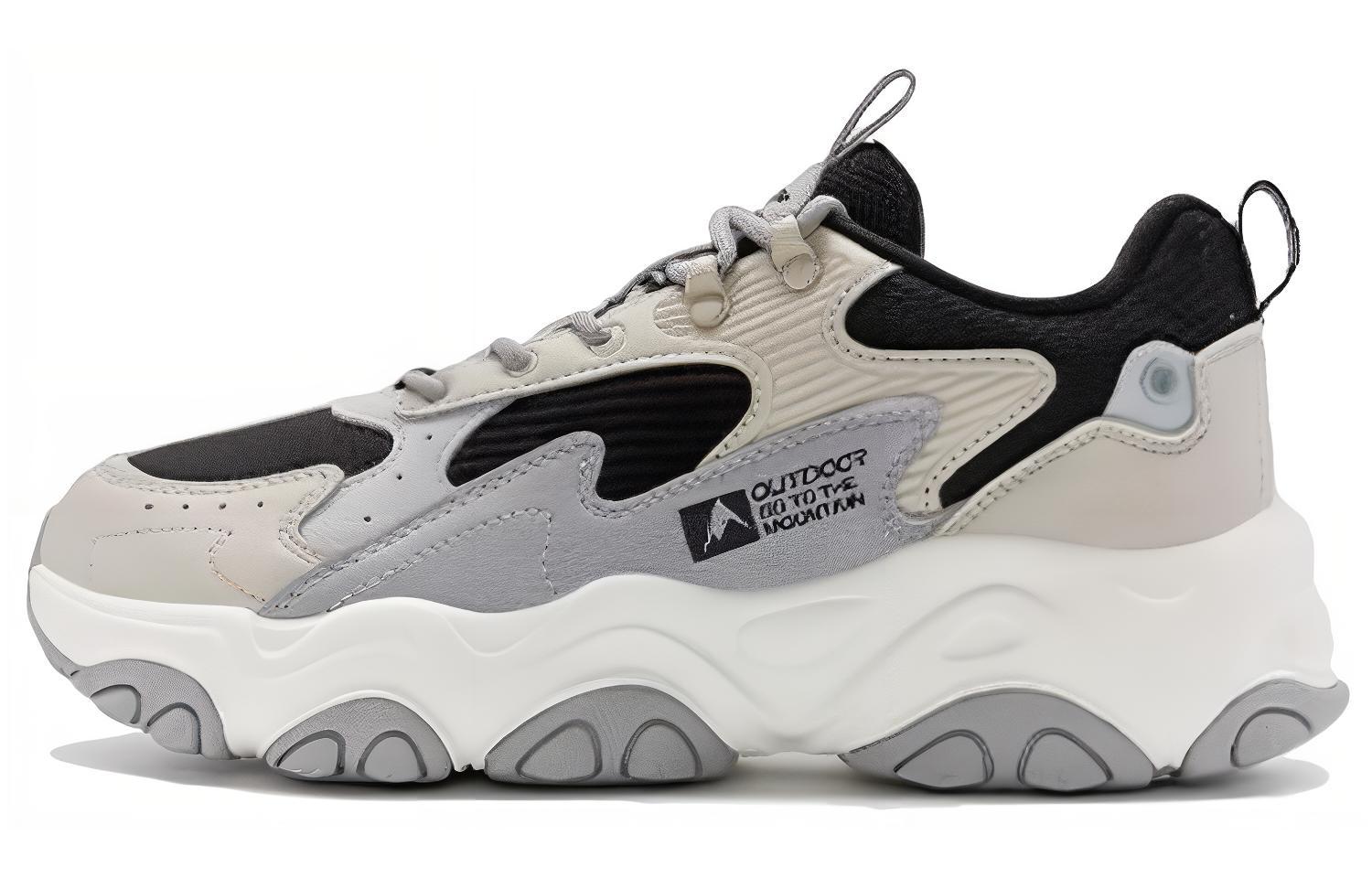 XTEP Cushioning Slip Resistant Low top Outdoor Shoes Men’s Gray