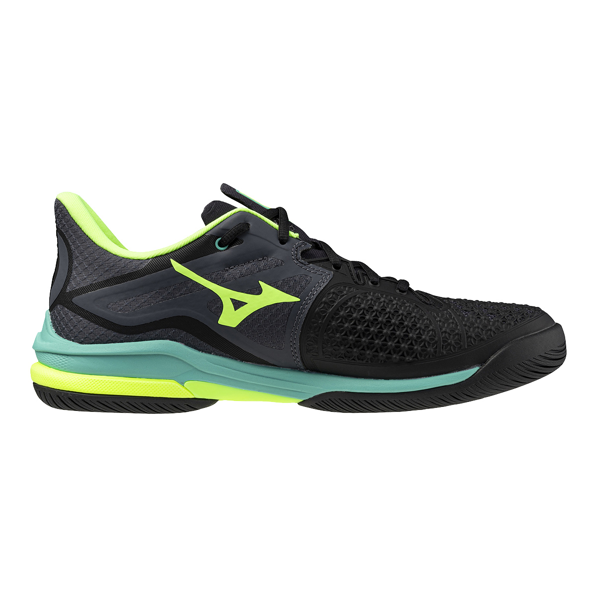 Mizuno Wave Exceed Tour 6 Cushioning Slip Resistant Low top Tennis Shoes Men’s Neon Green