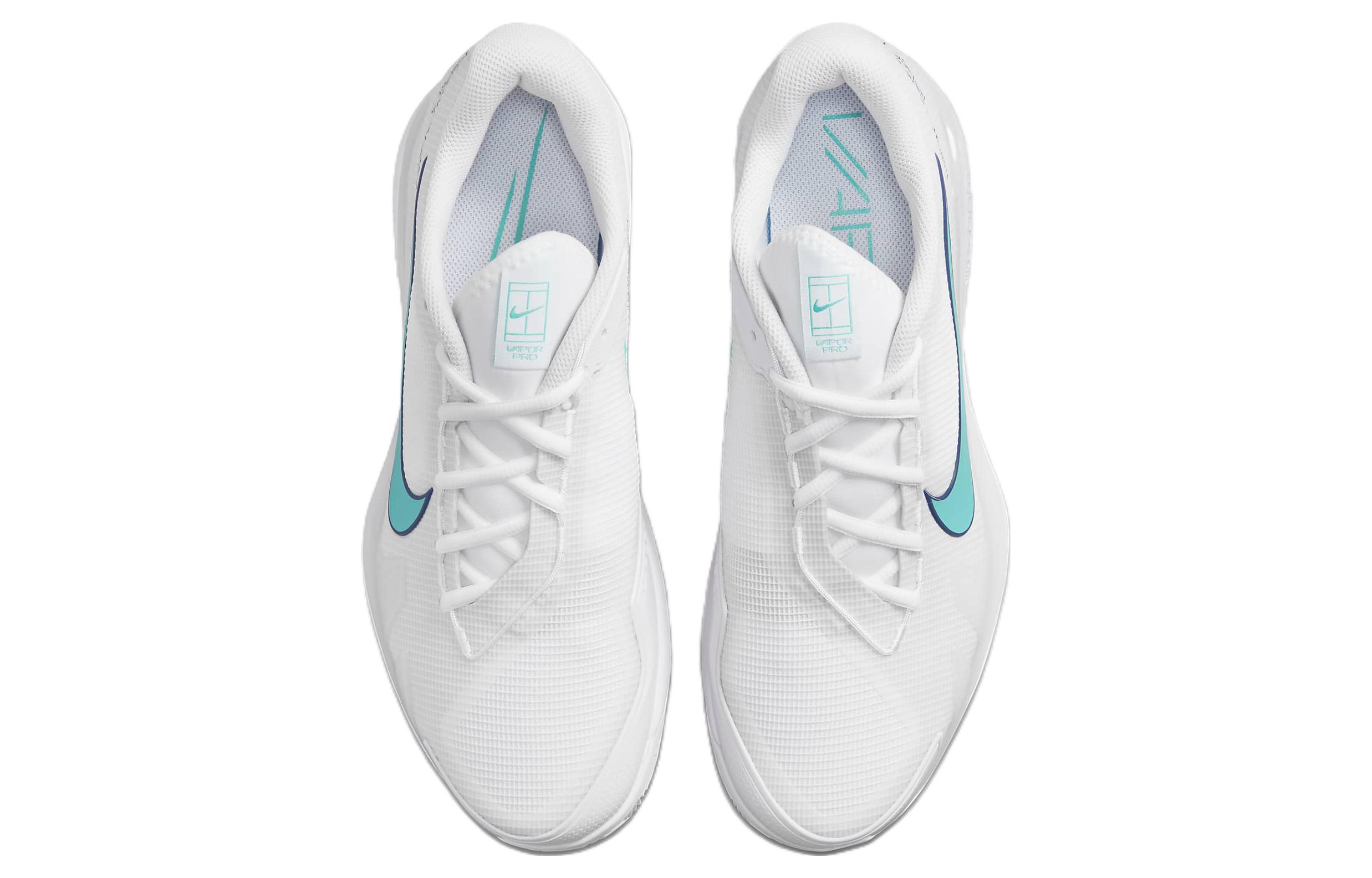 Nike Air Zoom Vapor Pro Fabric Low top Tennis Shoes Men’s White Blue