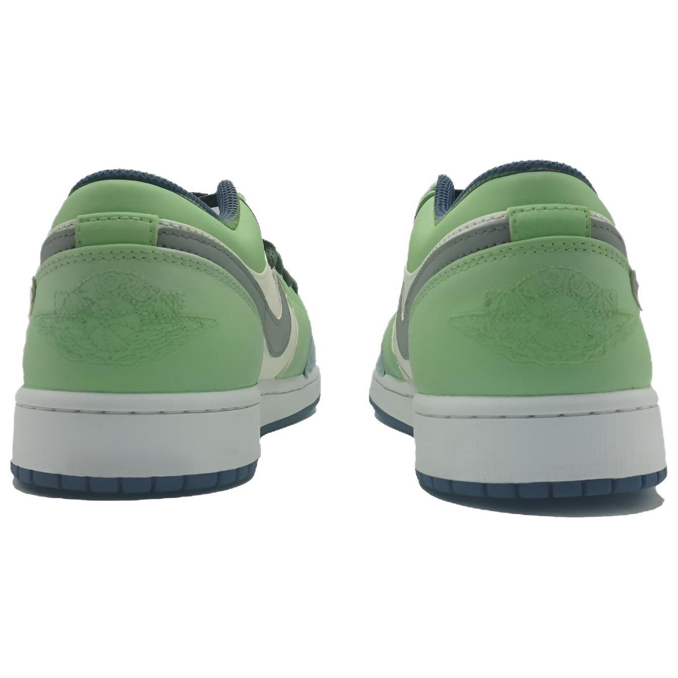 Jordan Air Jordan 1 Abrasion Resistant Low top Vintage Basketball Shoes Men’s Green