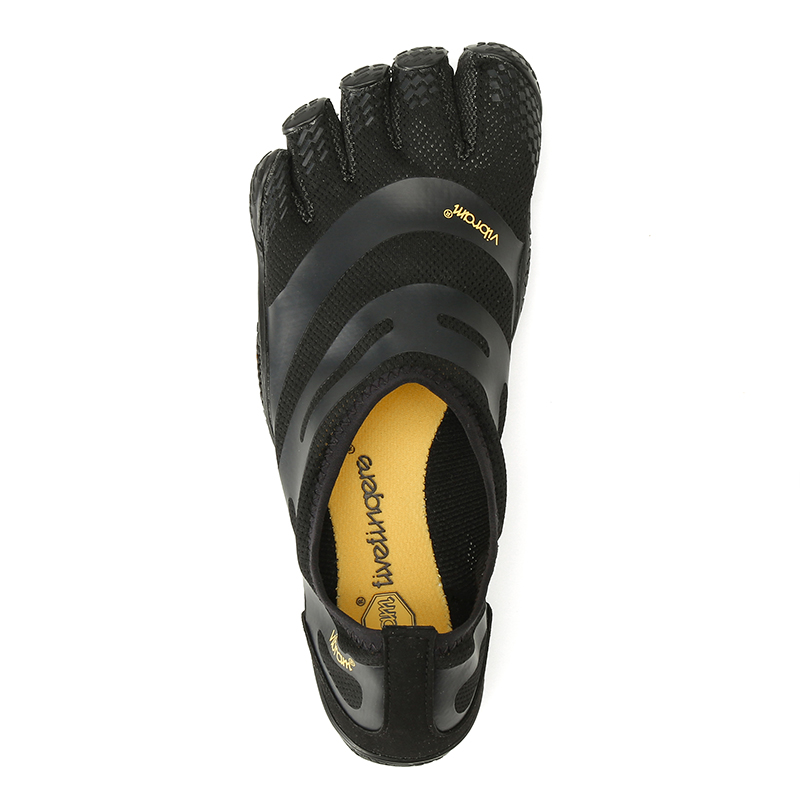 Vibram EL X Five Fingers Shoes Slip Resistant, Breathable, Lightweight Low top Training Shoes Men’s Black