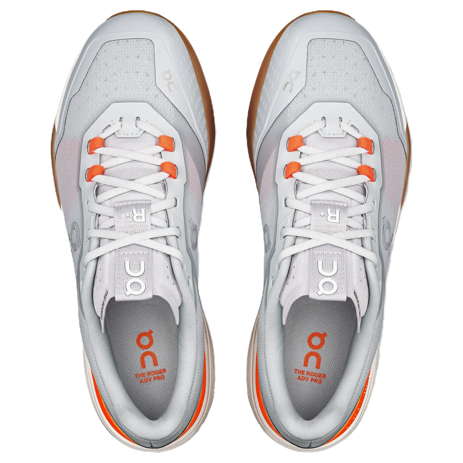On The Roger Advantage Abrasion Resistant Abrasion Resistant Low top Tennis Shoes Men’s Gray White