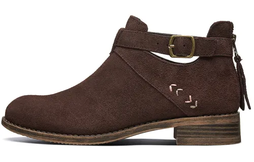 Skechers Ankle Boots Women's Low Top Chocolate