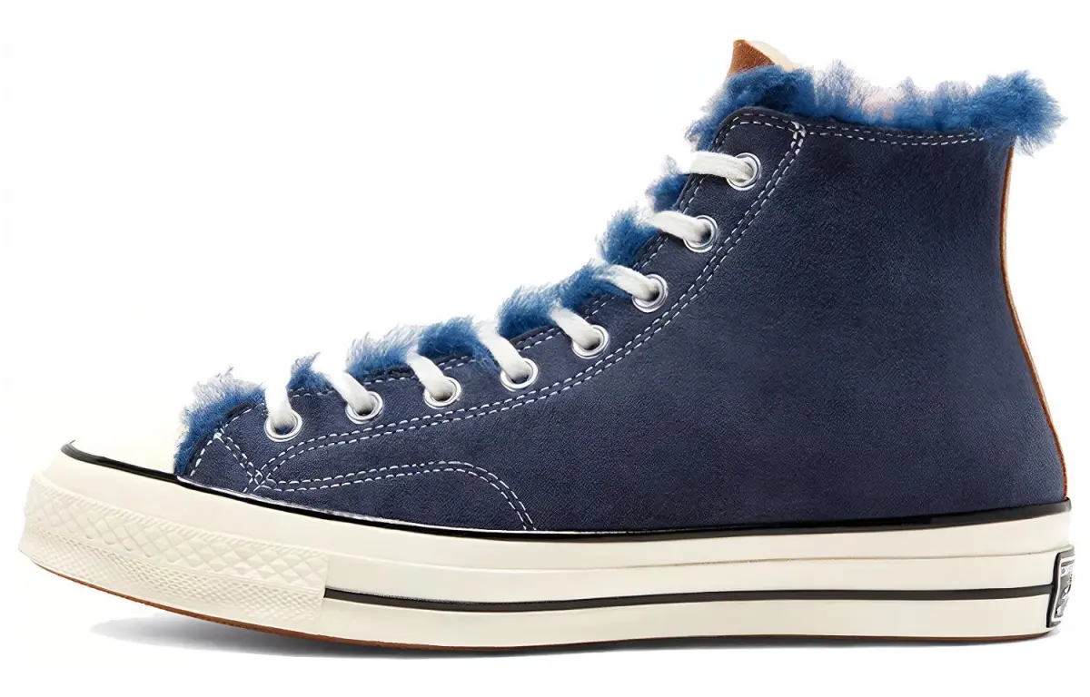 Chuck 70 Tri Panel x Chuck 70 Converse Hi 'Navy Shearling'
