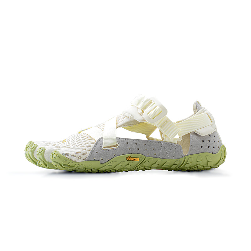 Vibram Five-finger shoes Breezandal fitness barefoot squat sports shoes non-slip wear-resistant support quick-drying low-top training shoes women's ivory white
