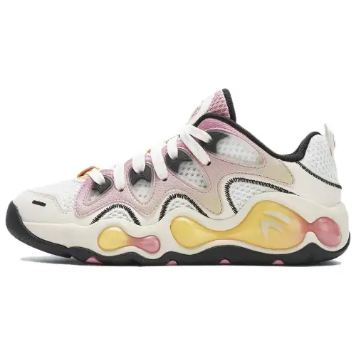 FILA FUSION VERTICAL Low top Basketball Shoes Women's White Pink