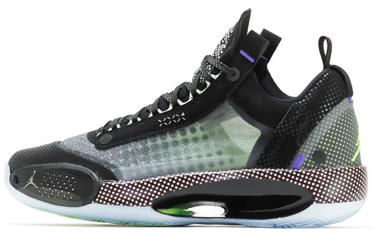 Jordan Xxxiv Low Black Vapor Green Bleached Coral