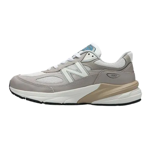 New Balance NB 990 Leather Cushioning Low top Training Shoes Unisex Ivory White