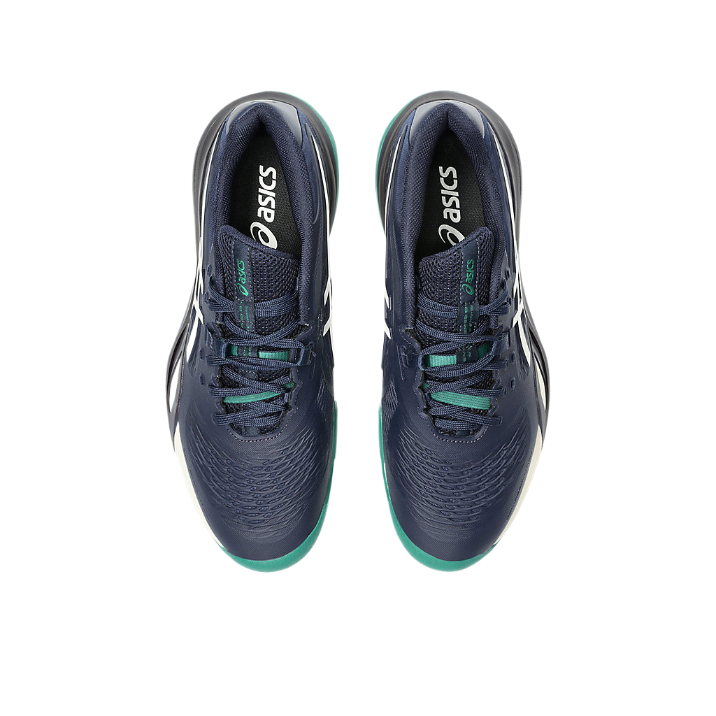 Asics GEL RESOLUTION X Abrasion Resistant Low top Tennis Shoes Men’s Blue