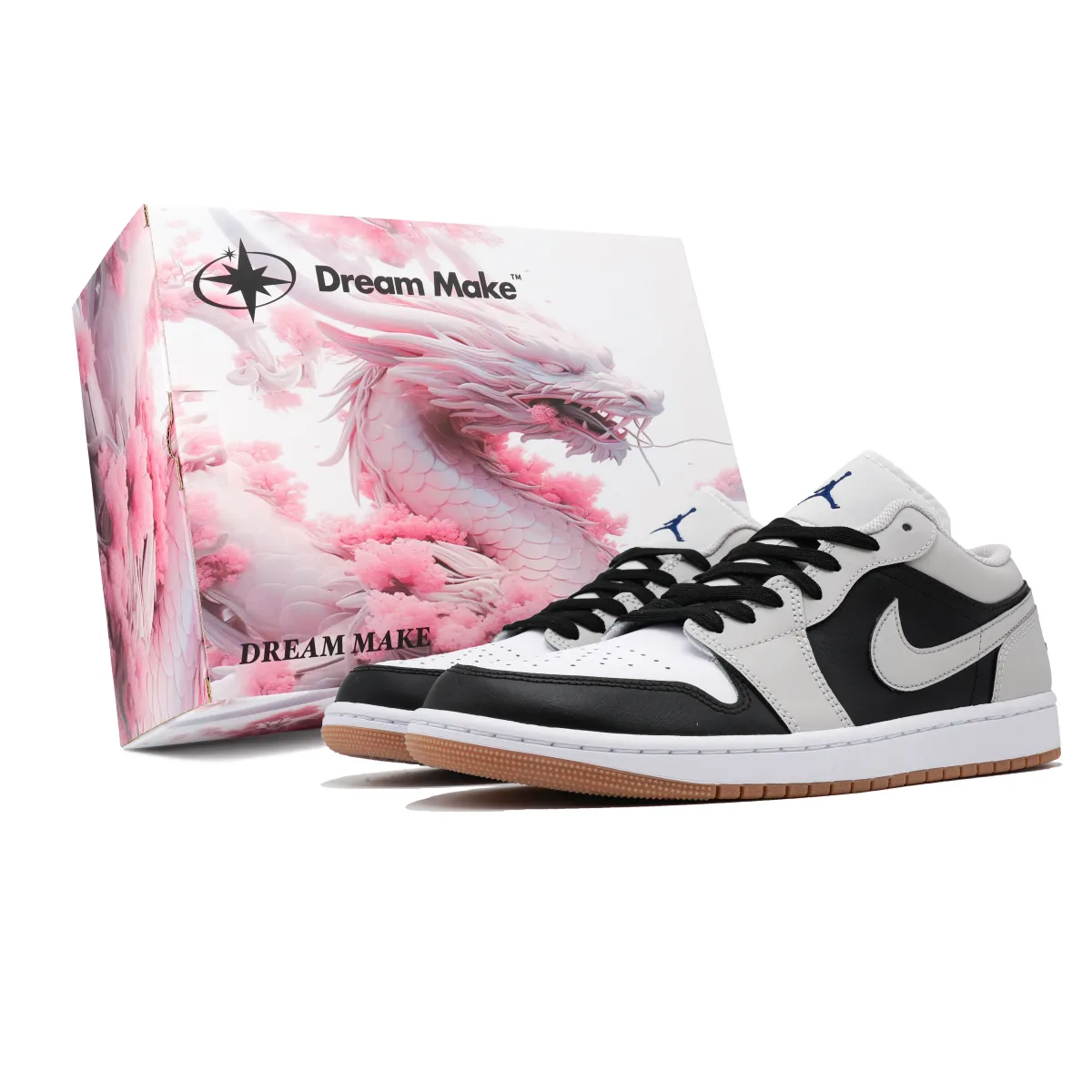 Jordan Air Jordan 1 Vintage Basketball Shoes Men's Low Top Gray