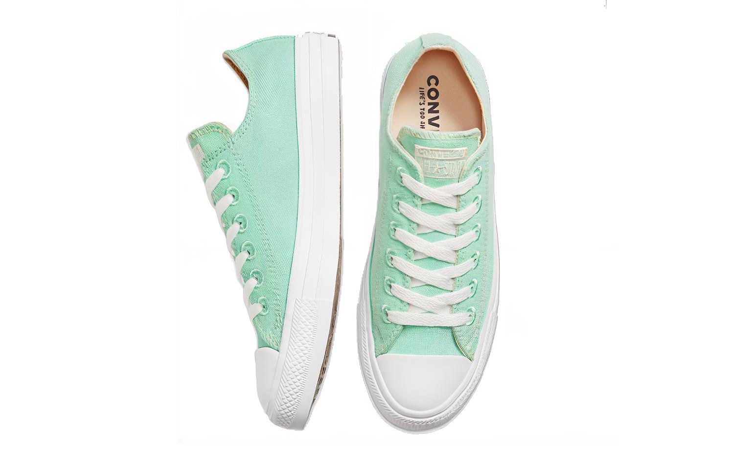 Кеды Converse Chuck Taylor All Star (зеленые) — Зелёный — фото 4