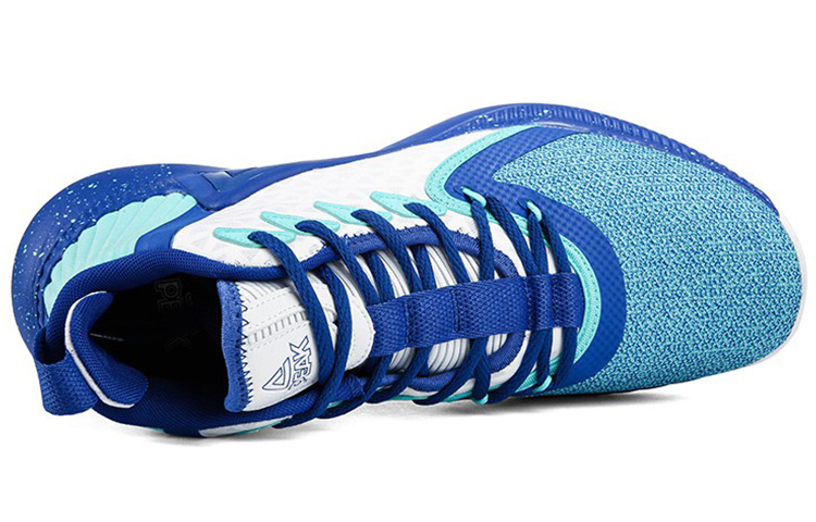 PEAK Breathable Low top Performance Basketball Shoes Men’s White Blue