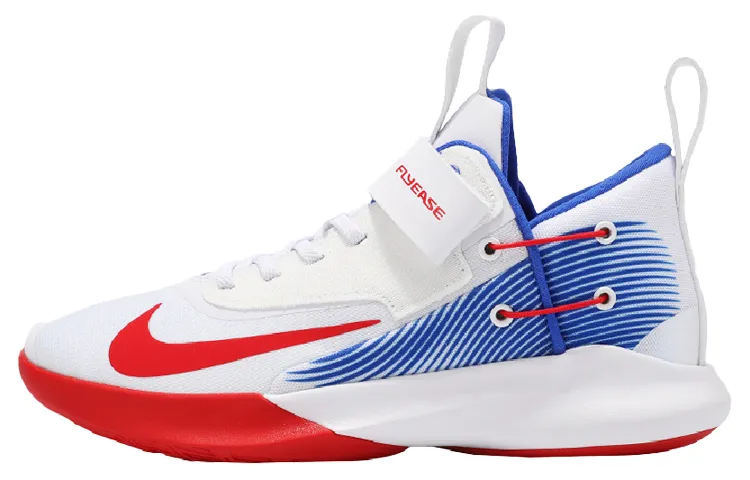 Nike Precision 4Flyease White Red/Blue Domestic Edition