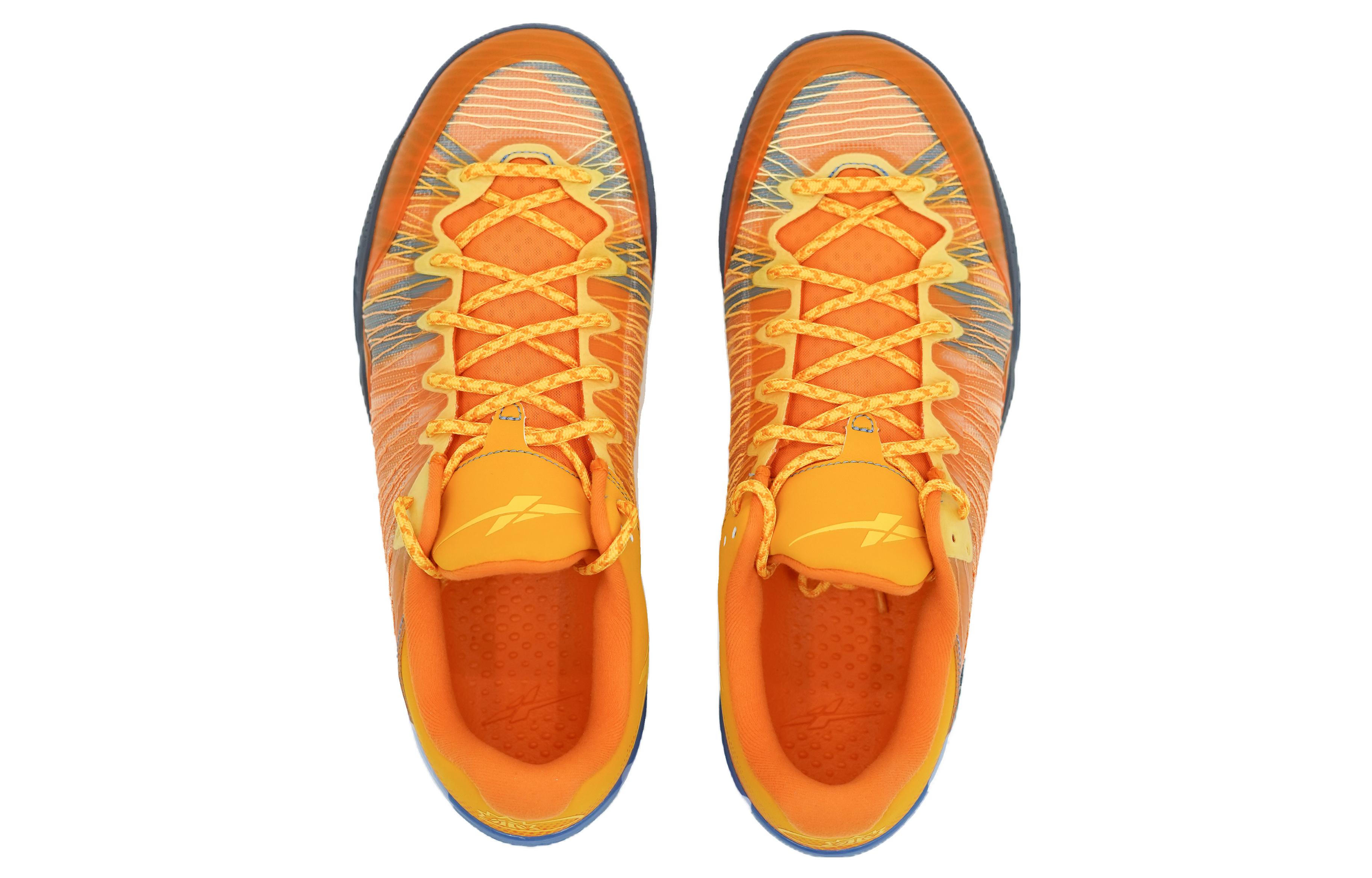 Serious Player Only Low top Basketball Shoes Men's Orange Blue