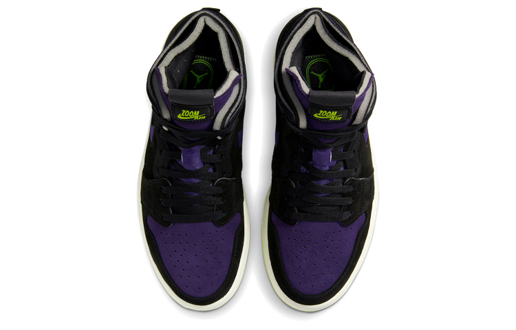 Jordan 1 High Zoom Air Cmft Black Court Purple Lemon Venom Women’s
