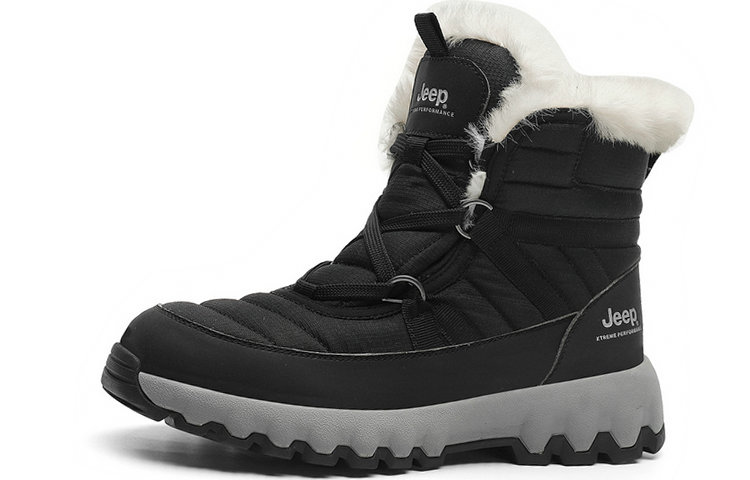 Jeep Snow Boots Unisex Black