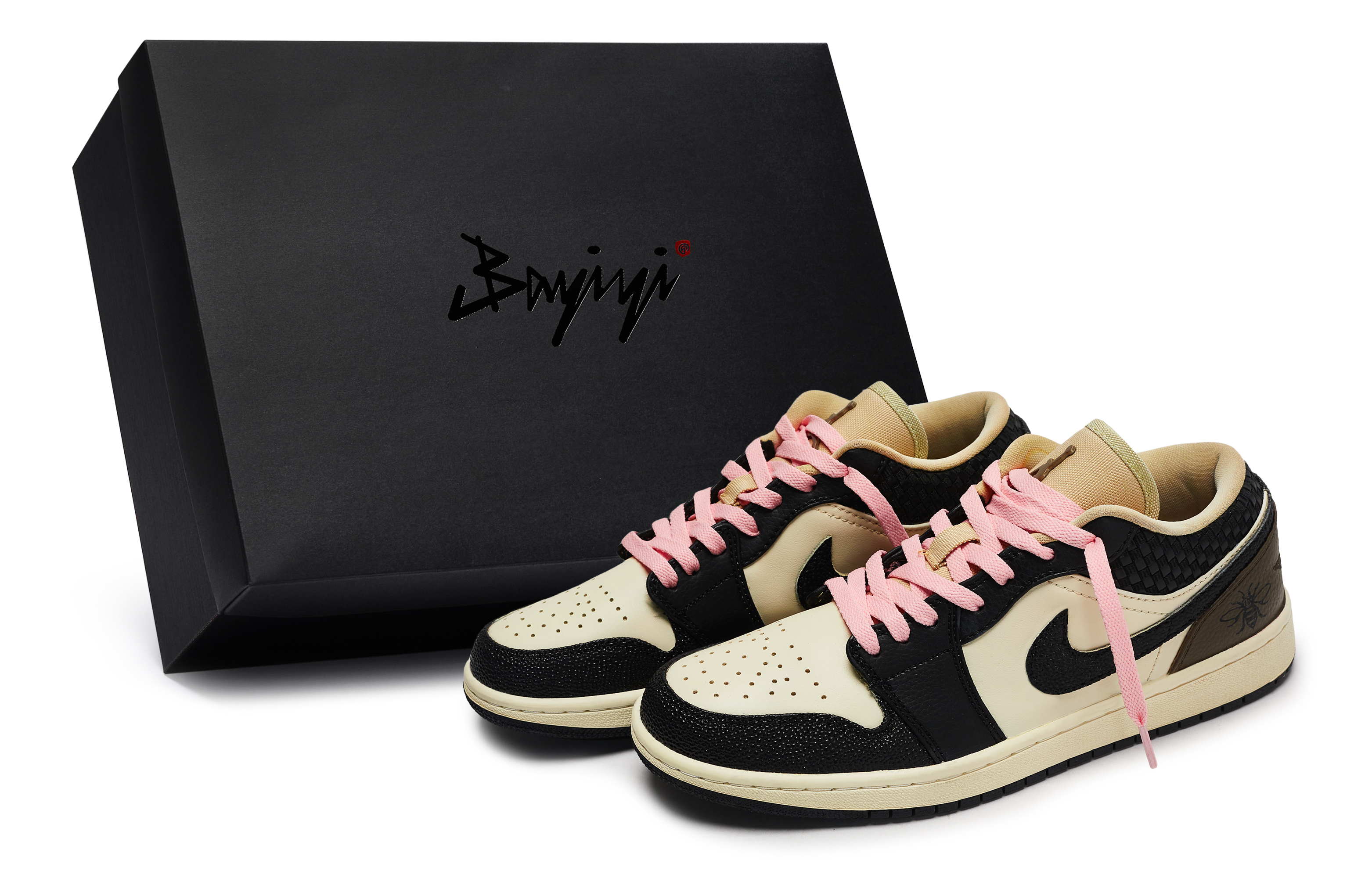 Jordan Air Jordan 1 811 Manufacturing, Mocha Manchester, Special Shoe Box Low top Vintage Basketball Shoes Men’s