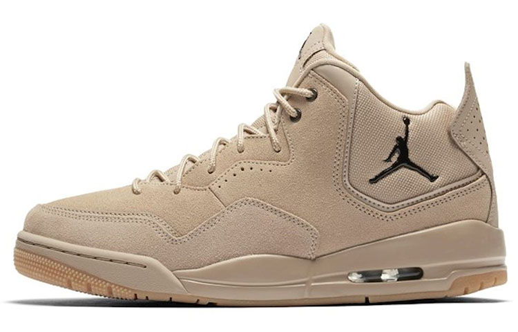 Jordan Courtside 23 synthetic leather artificial leather trendy and versatile middle top retro basketball shoes men's brown