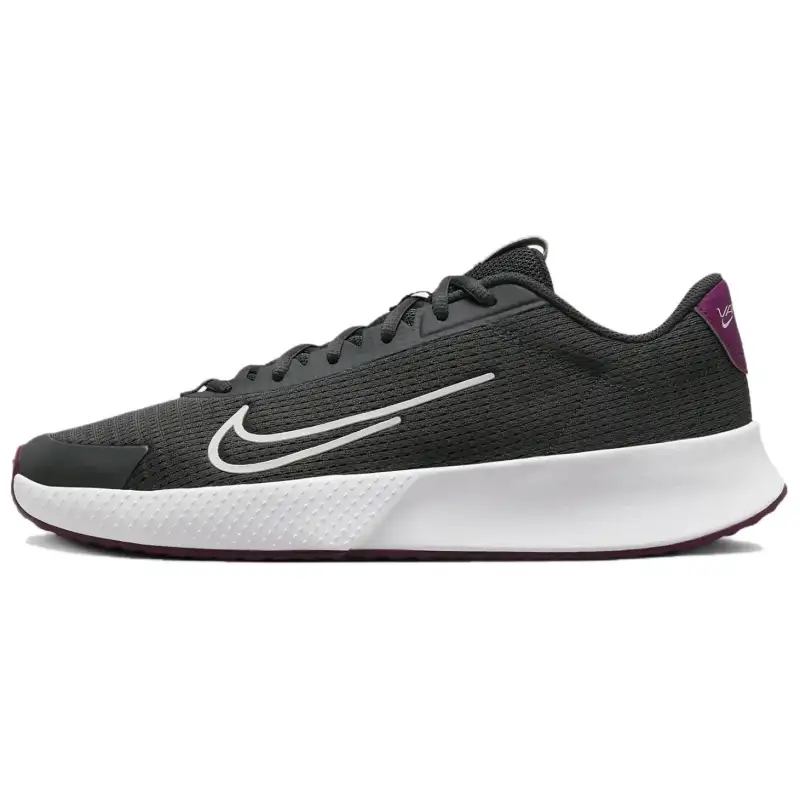 Nike Court Vapor Lite 2 Comfortable And Lightweight Abrasion Resistant Low top Tennis Shoes Men's Black