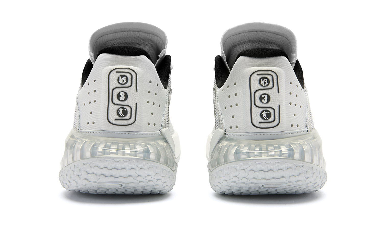 QIAODAN Thorn RISE Thorn Honey Q KUNGFU PRO Abrasion Resistant Low top Basketball Shoes Men’s White Silver