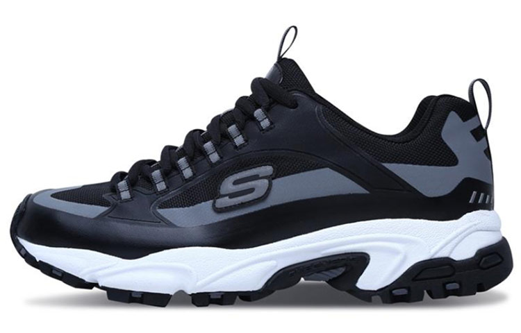 Skechers Stamina Running Shoes Black/White/Gray