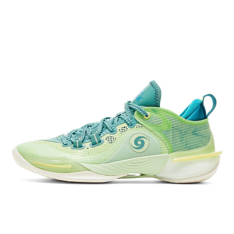 PEAK Basketball Shoes Unisex Low Top Pistachio Green/Oyster Green