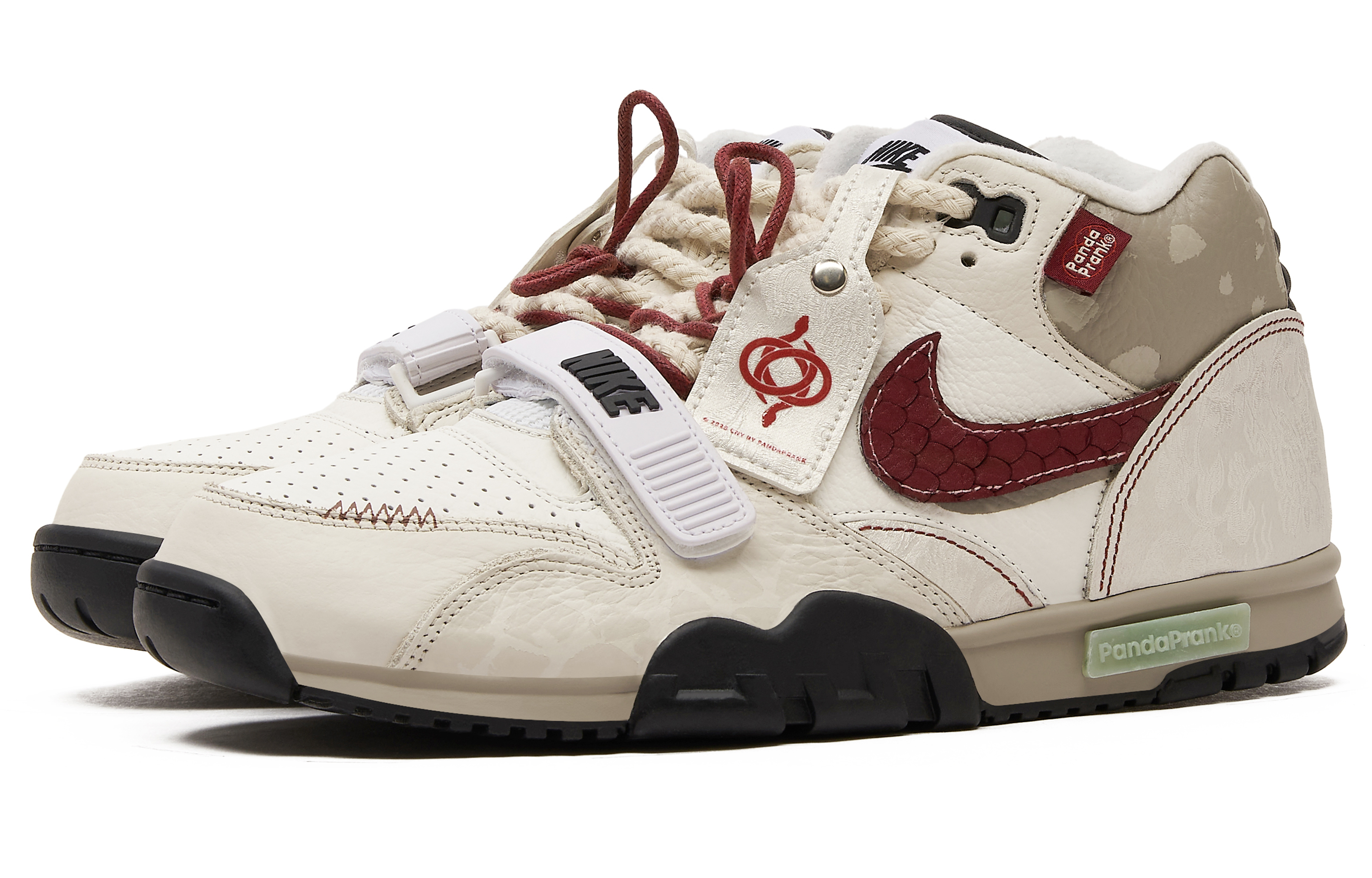 Nike Air Trainer 1 Leather Slip Resistant Abrasion Resistant Mid top Training Shoes Men’s Brown