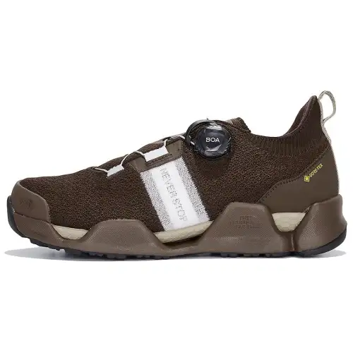 THE NORTH FACE Cushioning Slip Resistant Low top Mountaineering Shoes Men's Brown