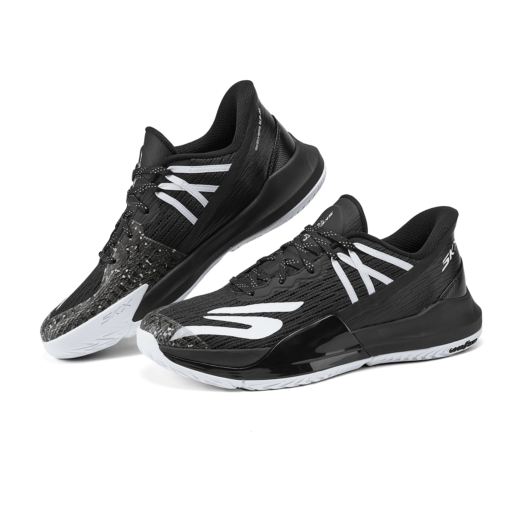 Skechers GO PICKLEBALL MENS Cushioning Low top Training Shoes Men’s Black White