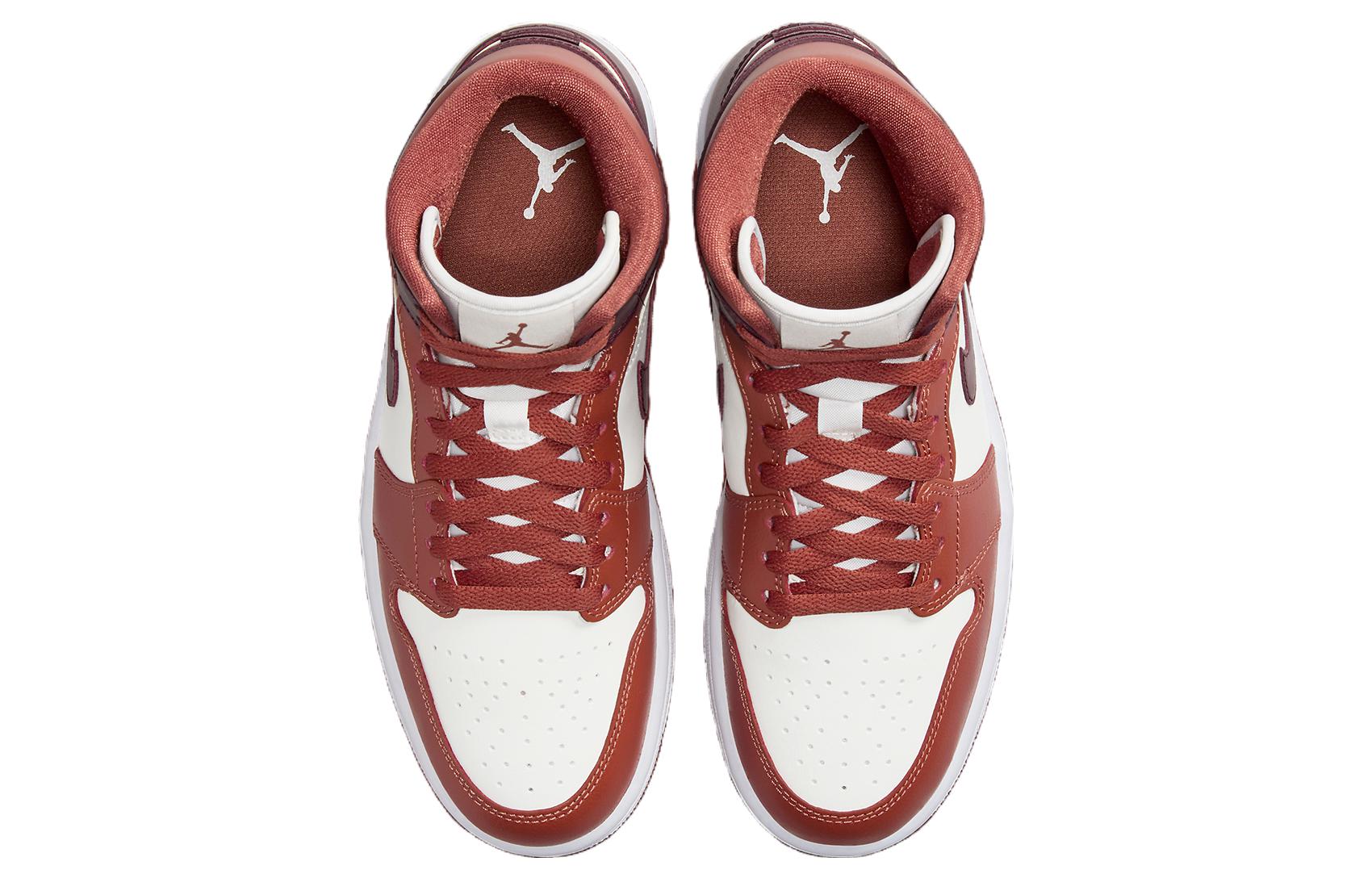 Jordan 1 Mid ‘Dusty Peach Night Maroon’ Women’s