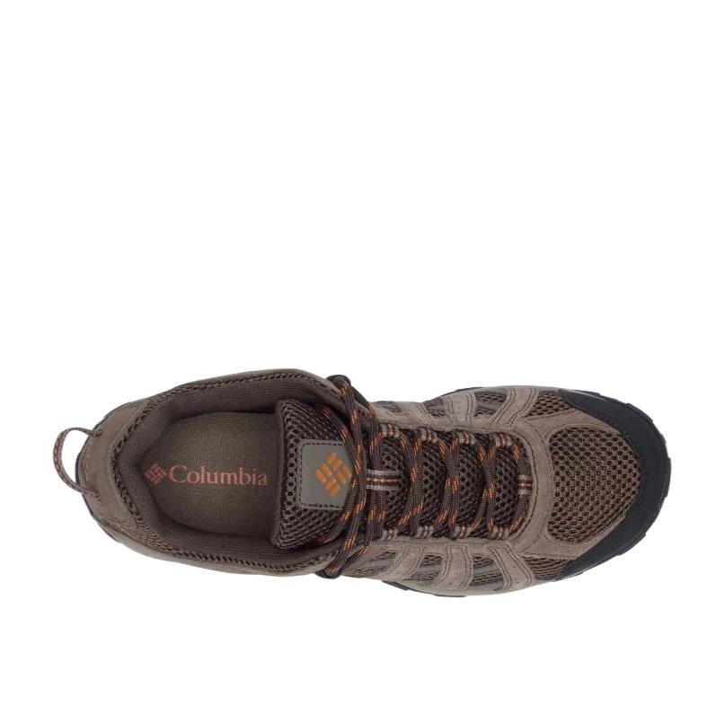 Columbia Redmond Cushioning, Slip Resistant, Abrasion Resistant, Waterproof Low Top Hiking Shoes Men’s Black Ginger