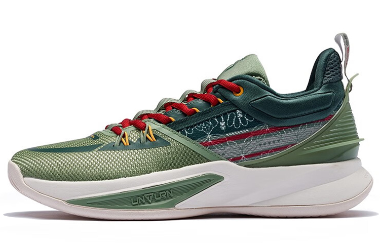 361° Restraint 3 Basketball Shoes Men’s Low Top Green/White